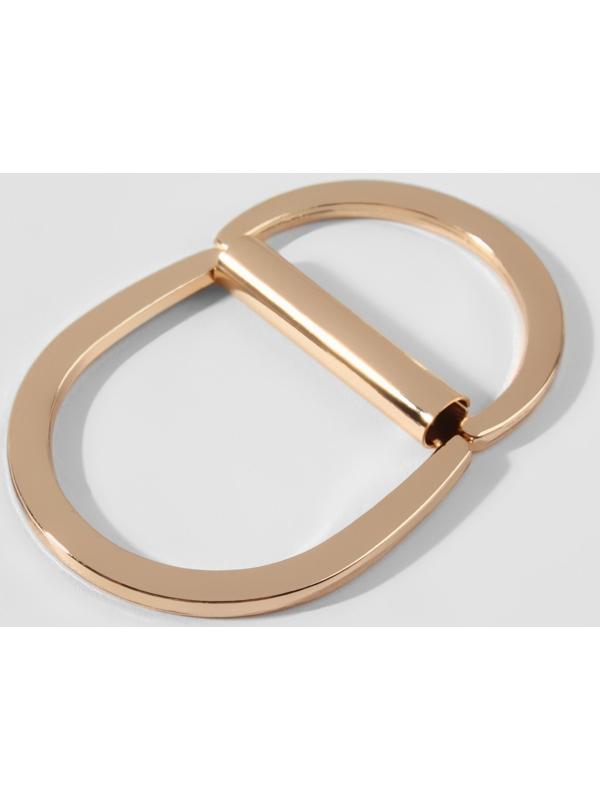 Полукольцо для сумок двойное, d = 25 мм, толщина - 2,5 мм, 2 шт, цвет золотой