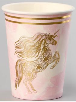 Стаканы бумажные «Золотой единорог», 6 шт.