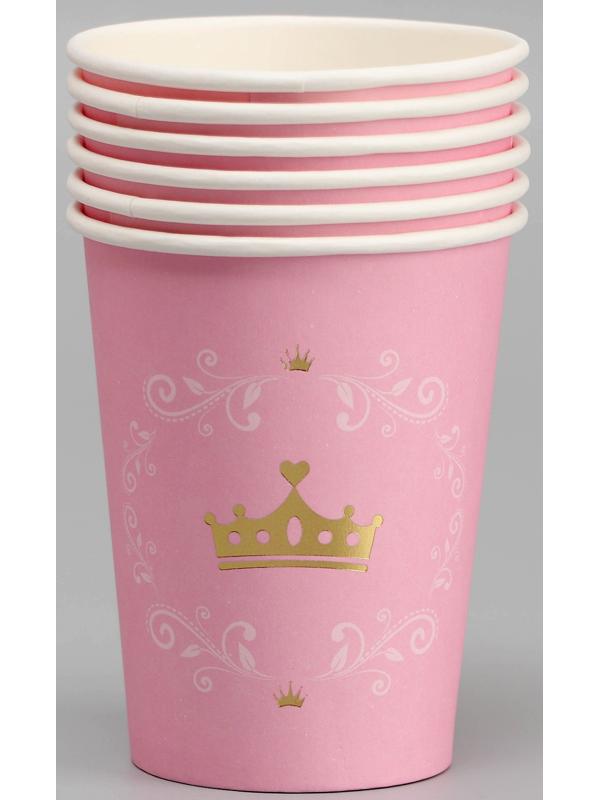 Стаканы бумажные «Золотая корона», 6 шт.