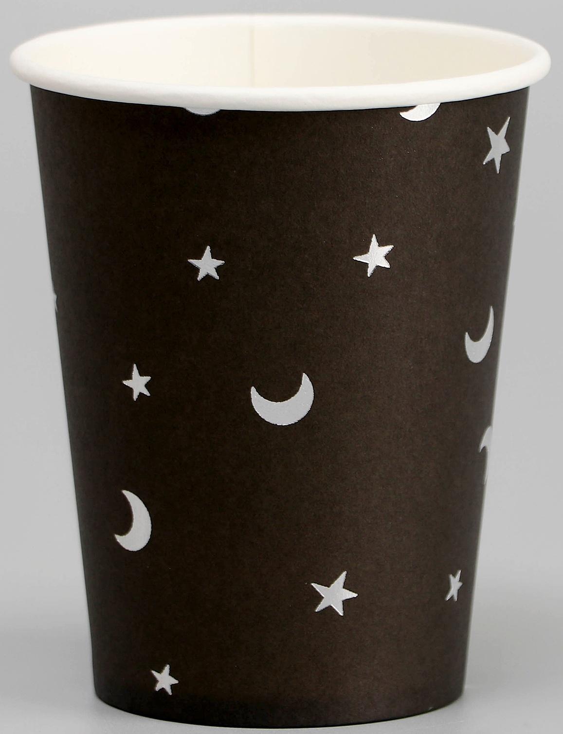 Стаканы бумажные «Ночное небо», 6 шт.