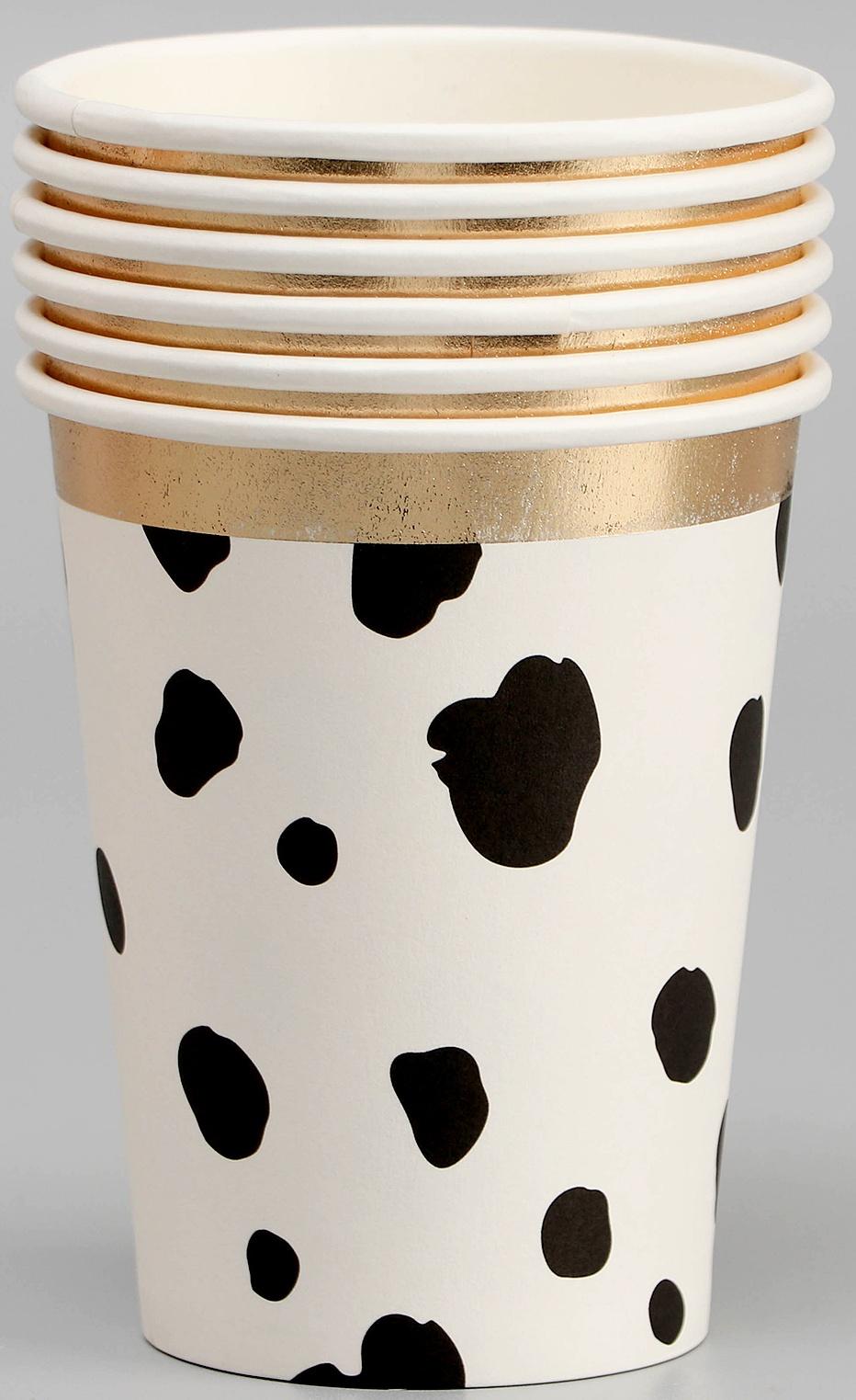 Стаканы бумажные «Пятнышки», 6 шт.