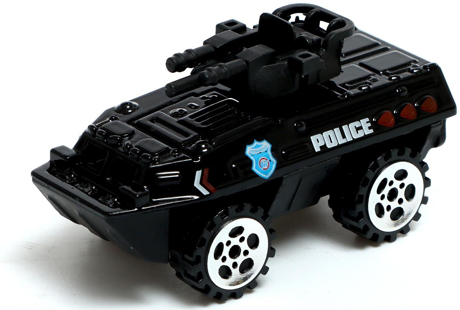 Машина металлическая «Спецслужбы», в банке, цвет МИКС