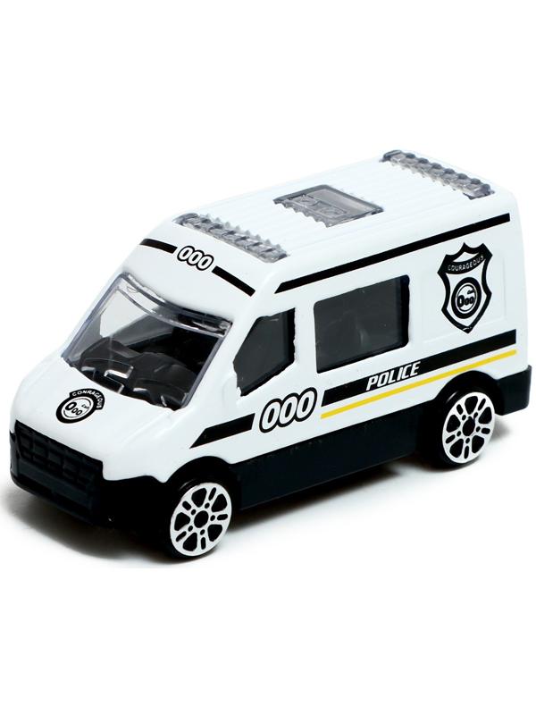 Машина металлическая «Спецслужбы», в банке, цвет МИКС