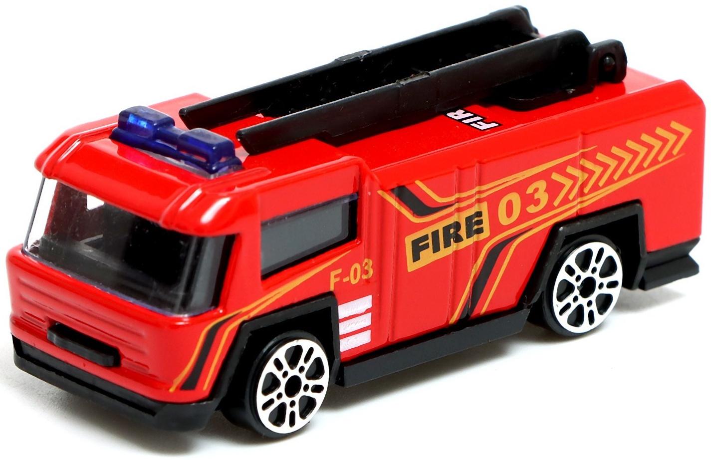 Машина металлическая «Спецслужбы» в банке, цвет МИКС