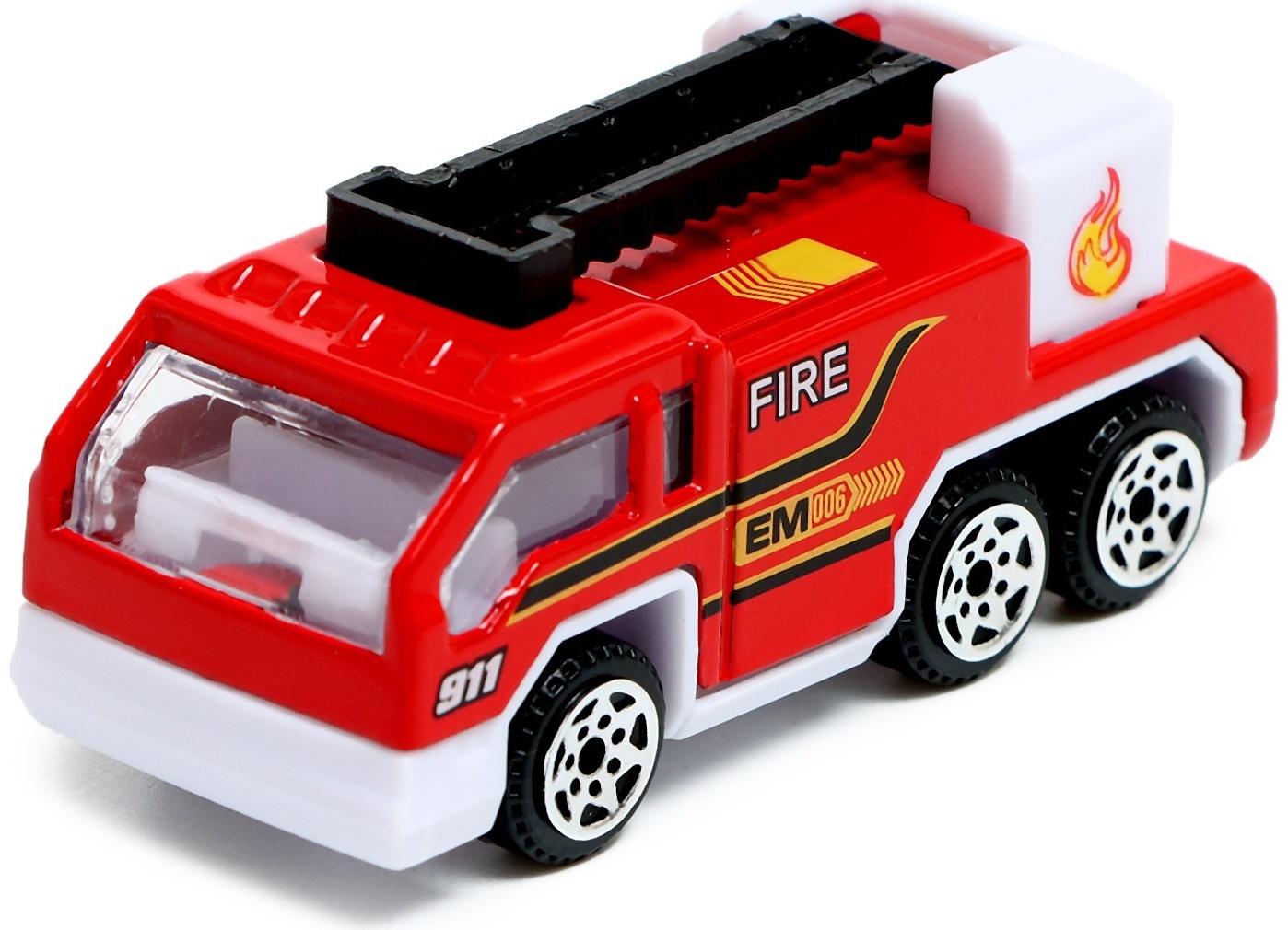 Машина металлическая «Спецслужбы» в банке, цвет МИКС