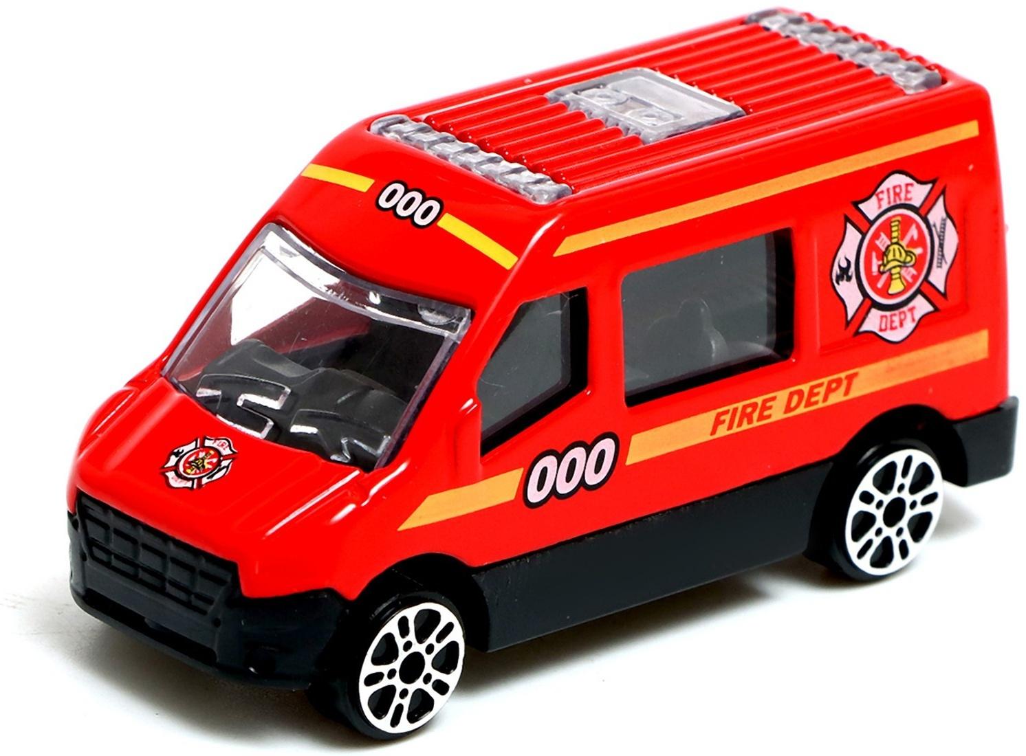 Машина металлическая «Спецслужбы» в банке, цвет МИКС