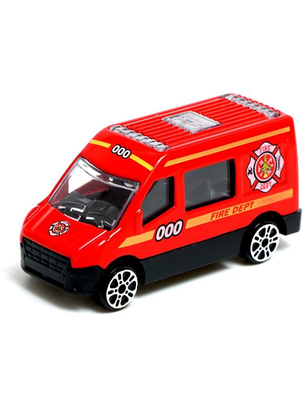 Машина металлическая «Спецслужбы» в банке, цвет МИКС