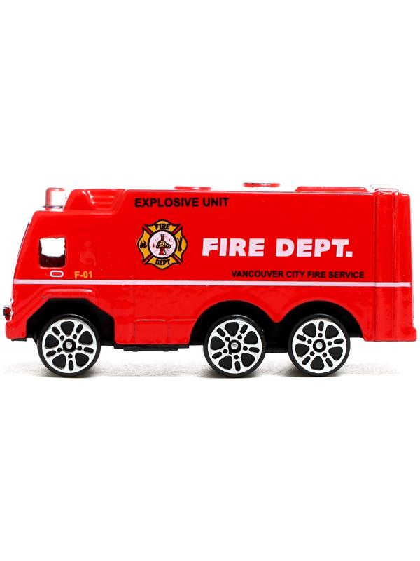 Машина металлическая «Спецслужбы» в банке, цвет МИКС