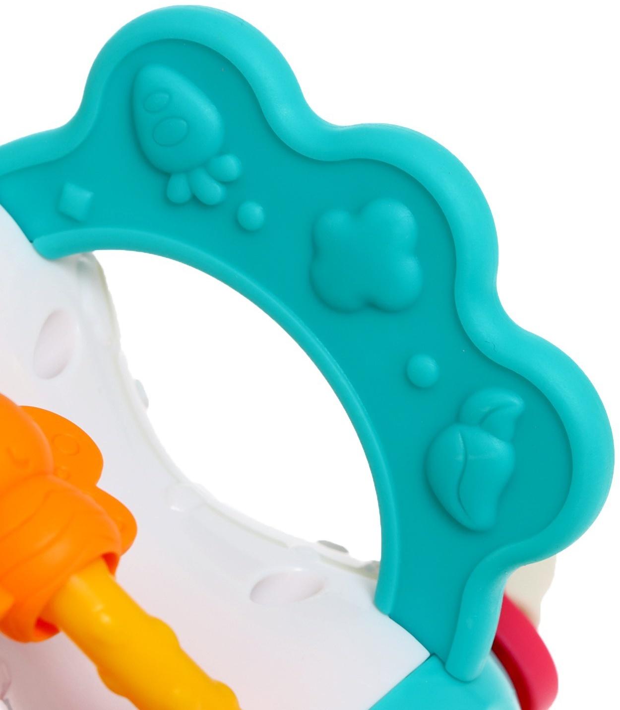 Развивающая игрушка «Весёлые зверята», с тактильными резиночками