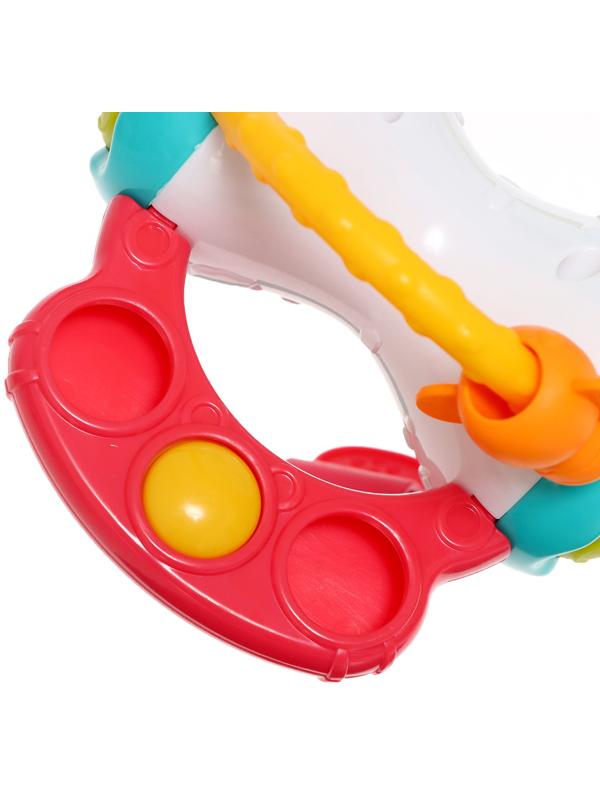 Развивающая игрушка «Весёлые зверята», с тактильными резиночками