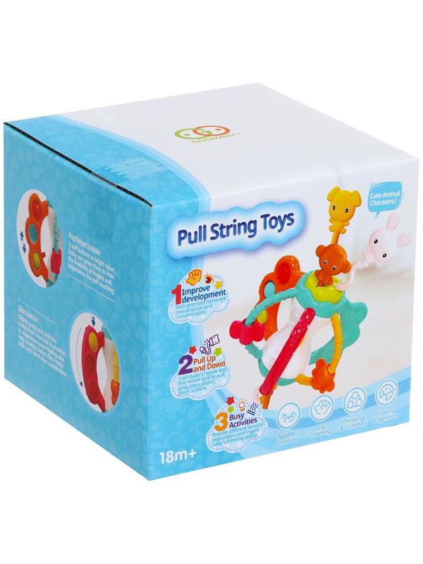 Развивающая игрушка «Весёлые зверята», с тактильными резиночками