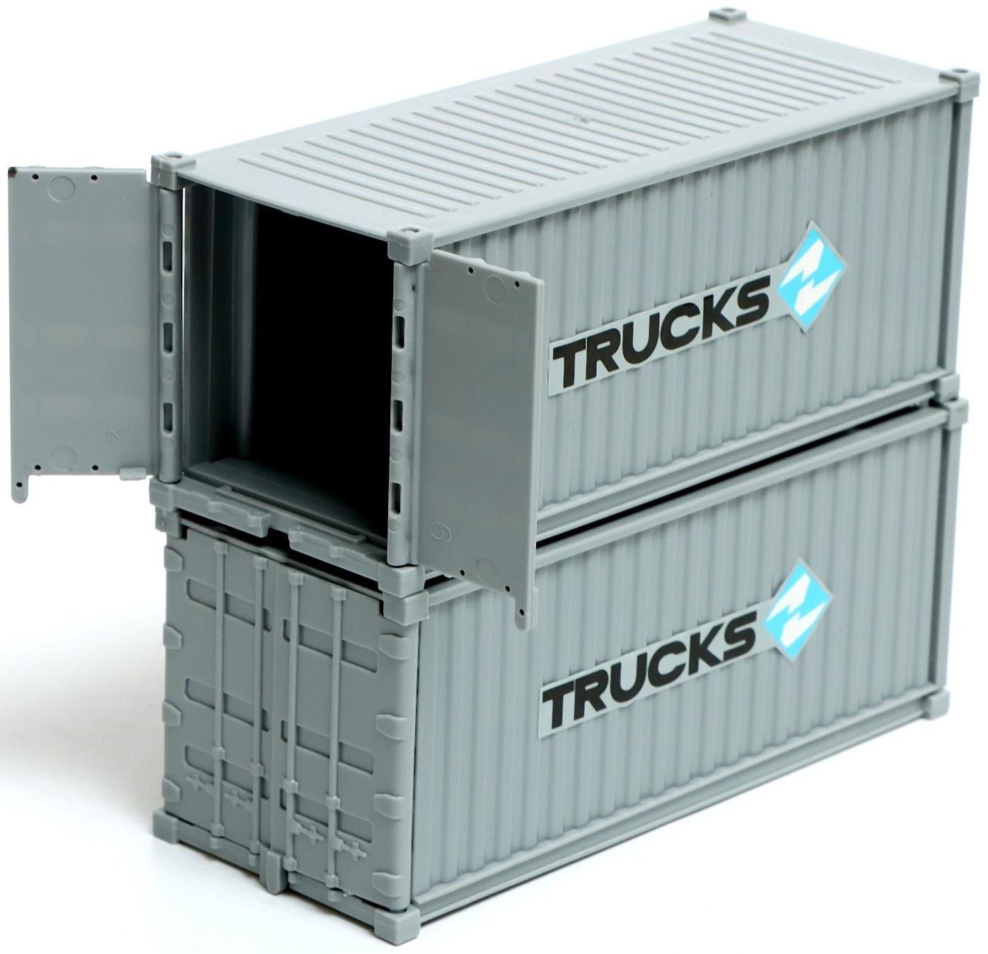 Грузовик инерционный «Контейнеровоз», 1:50, свет, звук