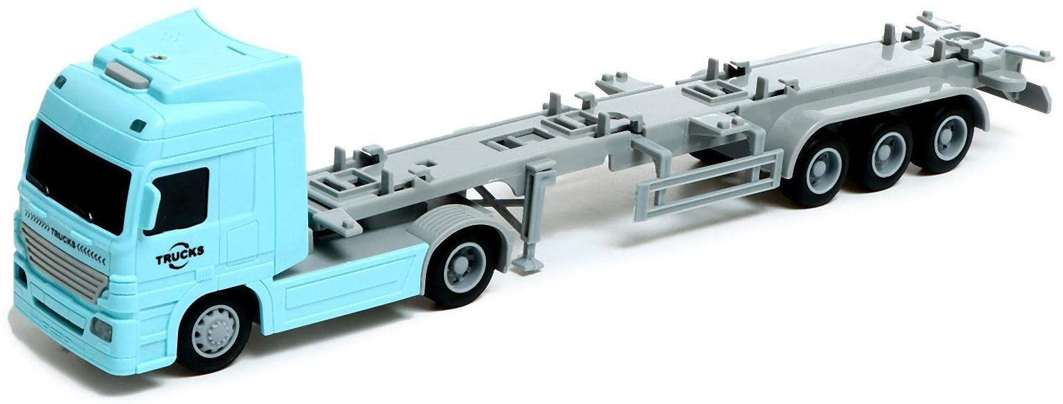 Грузовик инерционный «Контейнеровоз», 1:50, свет, звук