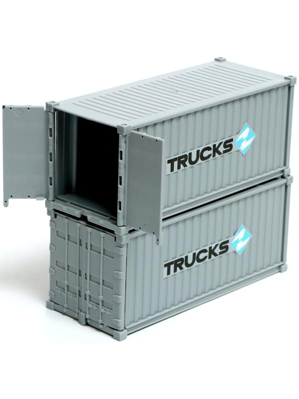 Грузовик инерционный «Контейнеровоз», 1:50, свет, звук