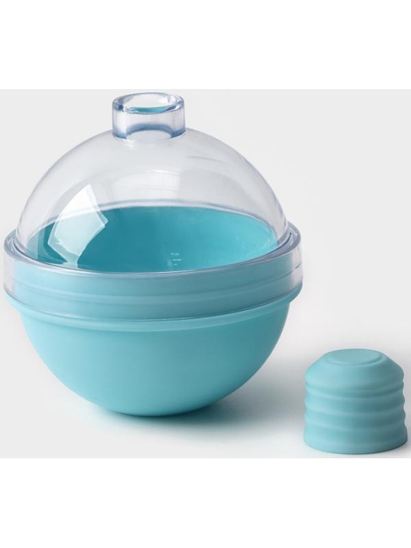 Форма для льда «Шар», d=7 см, цвет бирюзовый