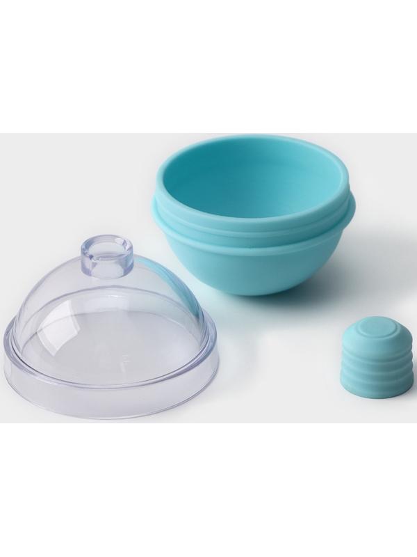 Форма для льда «Шар», d=7 см, цвет бирюзовый