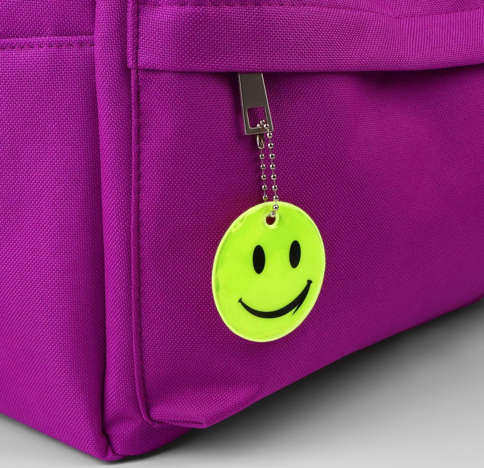 Светоотражающий элемент «Смайл Классика», 5 × 5 см, цвет жёлтый