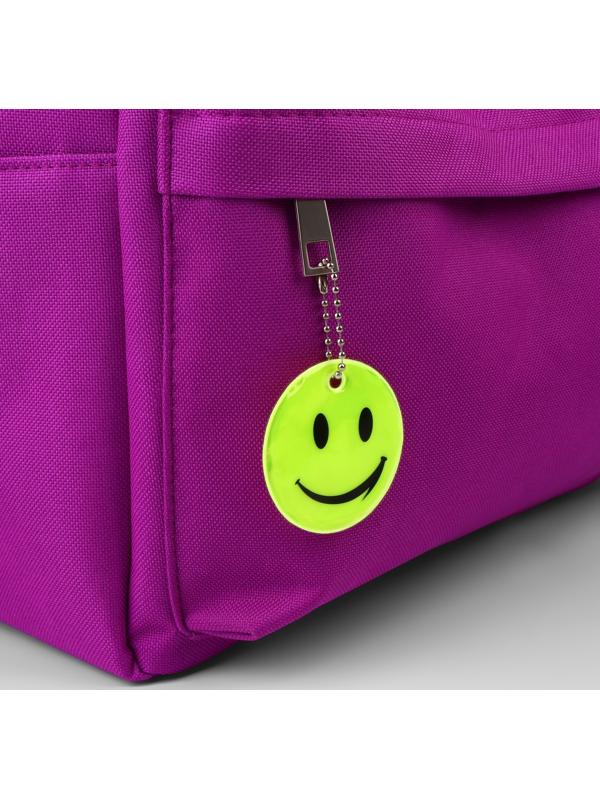 Светоотражающий элемент «Смайл Классика», 5 × 5 см, цвет жёлтый