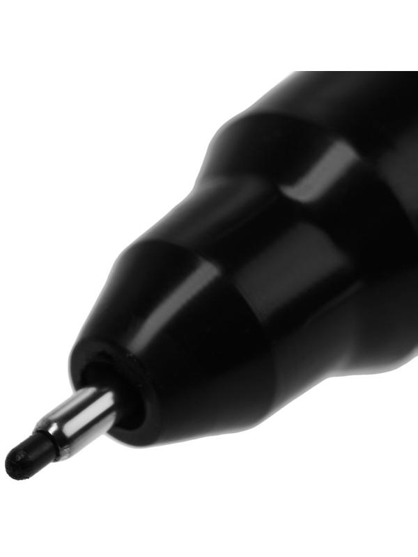 Маркер строительный ТУНДРА, перманентный, двухсторонний, черный, 1-1.5 мм