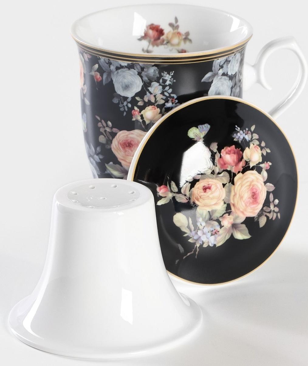 Кружка керамическая с ситом «Кобальт», 300 мл