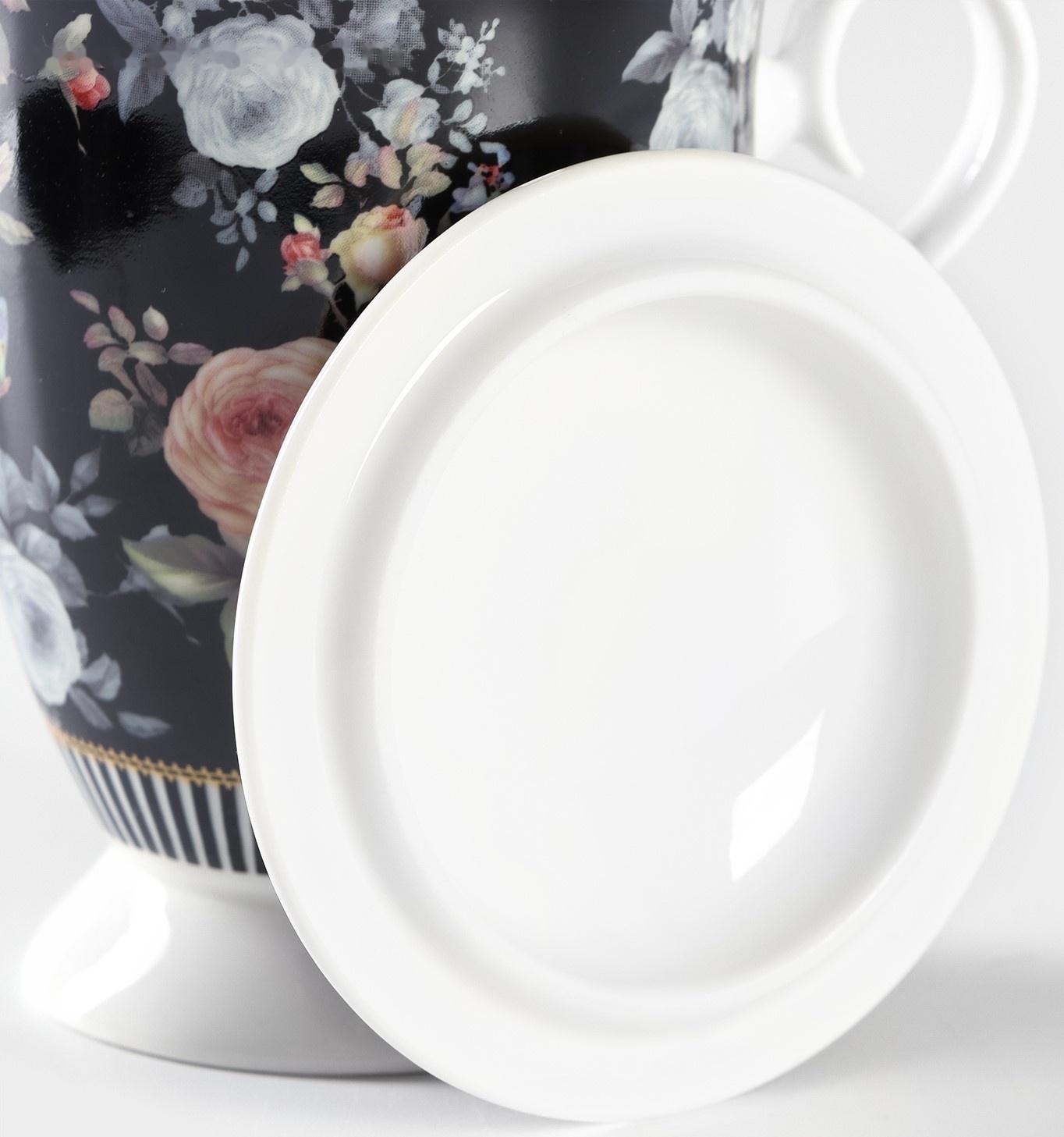 Кружка керамическая с ситом «Кобальт», 300 мл