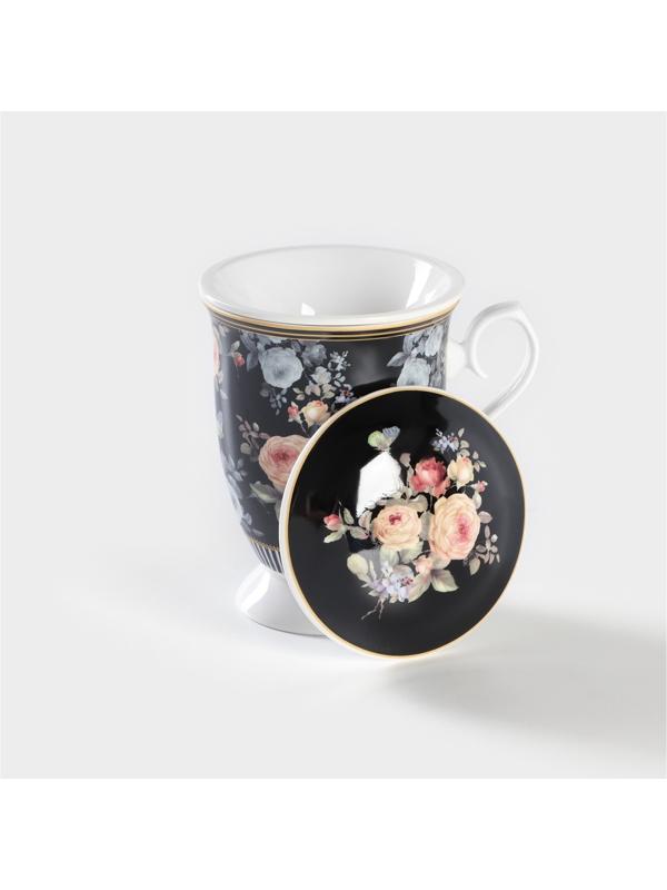 Кружка керамическая с ситом «Кобальт», 300 мл