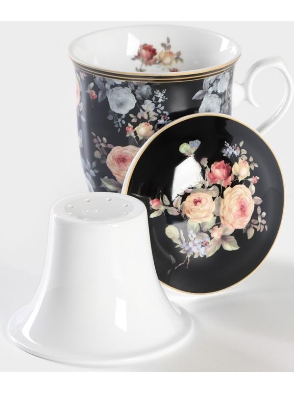 Кружка керамическая с ситом «Кобальт», 300 мл