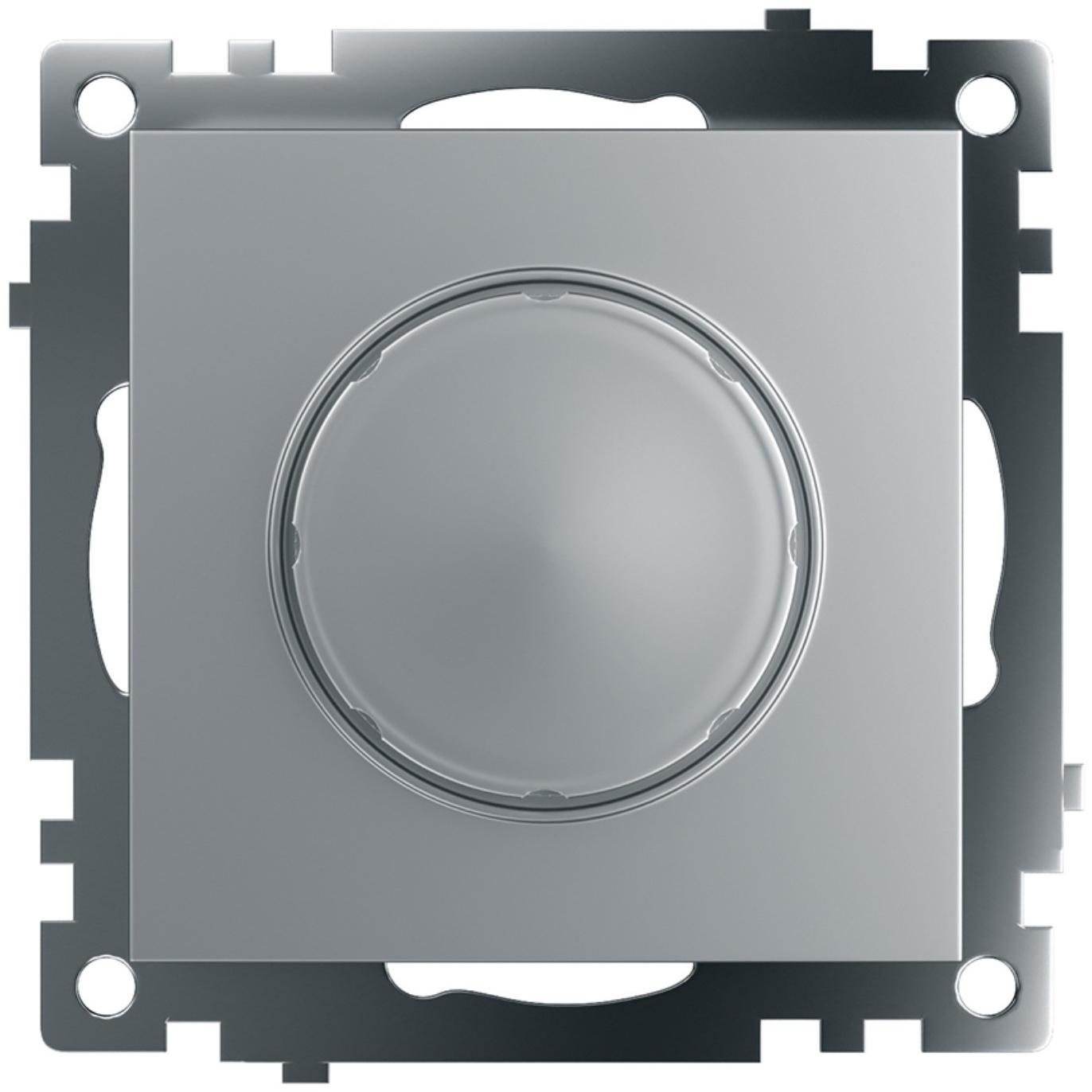 Выключатель диммирующий TRIAC, 250В, 500W, STEKKER серия Катрин, GLS10-7106-03 , серебро