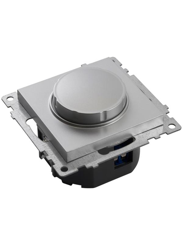 Выключатель диммирующий TRIAC, 250В, 500W, STEKKER серия Катрин, GLS10-7106-03 , серебро
