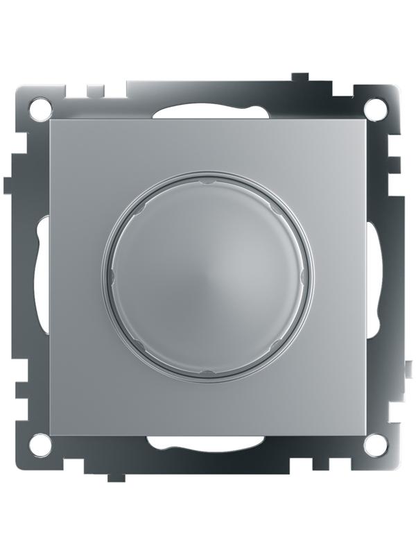 Выключатель диммирующий TRIAC, 250В, 500W, STEKKER серия Катрин, GLS10-7106-03 , серебро