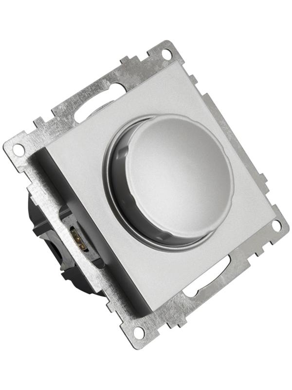 Выключатель диммирующий TRIAC, 250В, 500W, STEKKER серия Катрин, GLS10-7106-03 , серебро