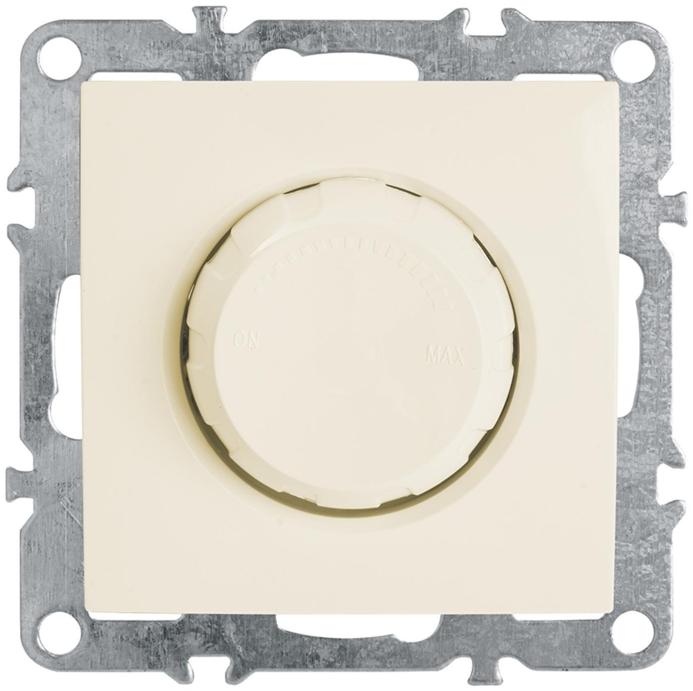 Выключатель диммирующий (механизм), STEKKER серия Эрна, PSW10-9106-02, слоновая кость