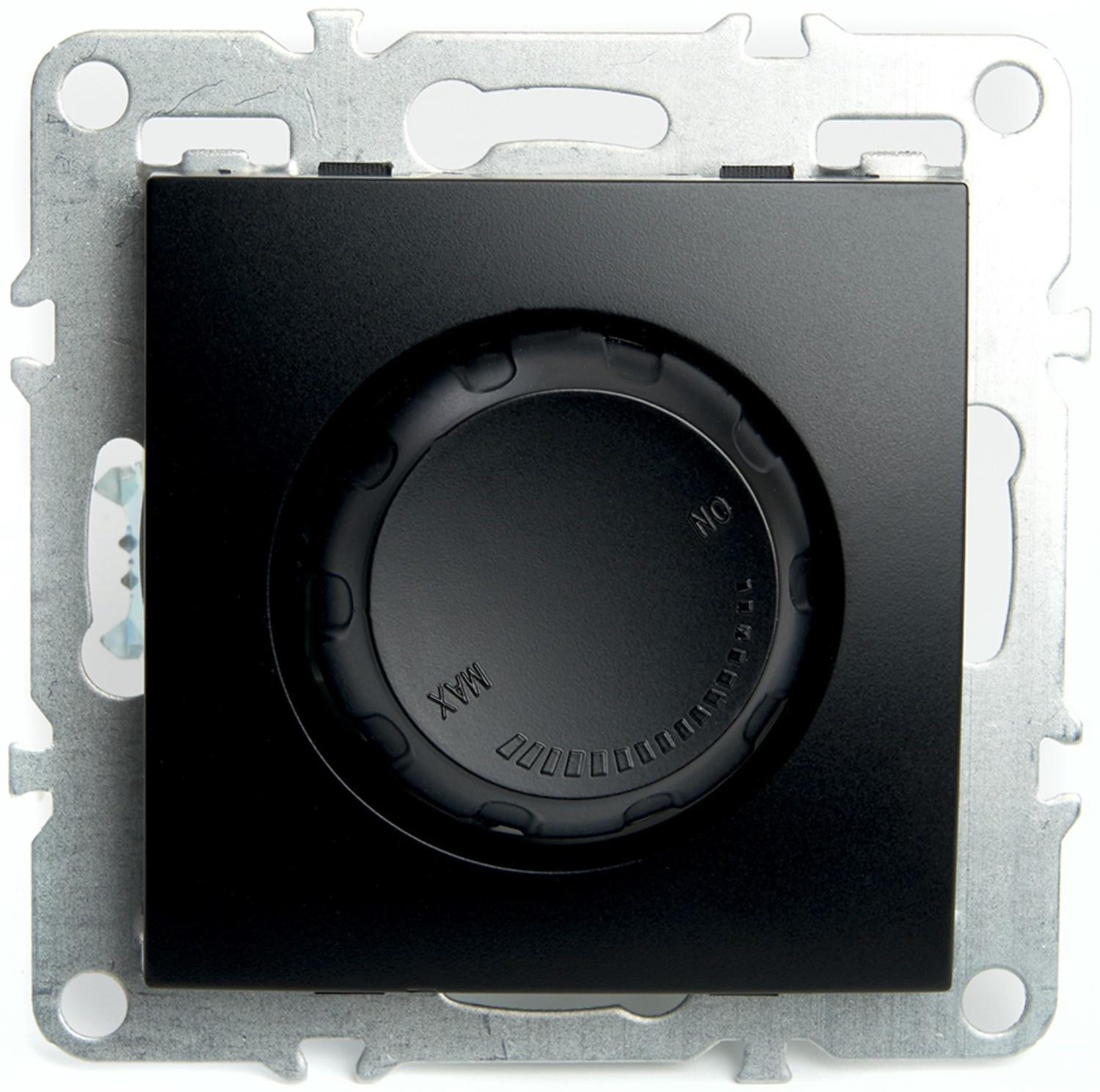 Выключатель диммирующий (механизм), STEKKER серия Эрна, PSW10-9106-03, черный