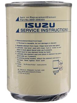 Фильтр топливный (сепаратор) Isuzu (OEM 8981398300)