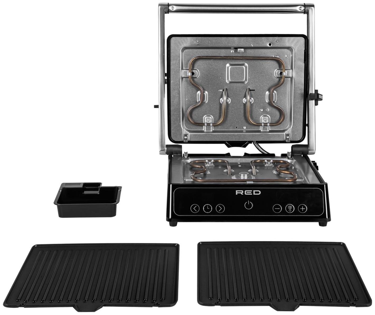 Гриль электрический RED Solution SteakMaster RGM-M809, 2000 Вт, 36.5x33 см