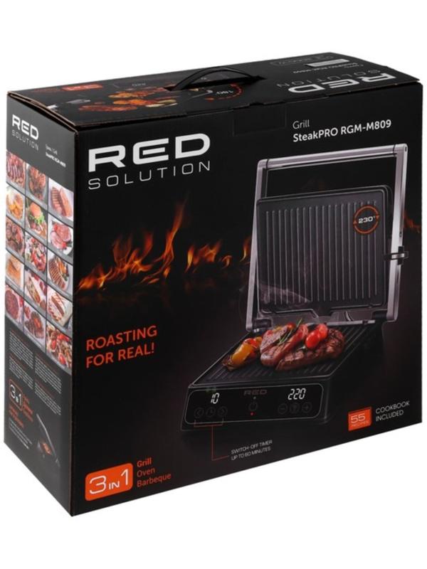 Гриль электрический RED Solution SteakMaster RGM-M809, 2000 Вт, 36.5x33 см