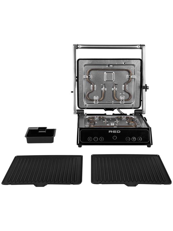 Гриль электрический RED Solution SteakMaster RGM-M809, 2000 Вт, 36.5x33 см
