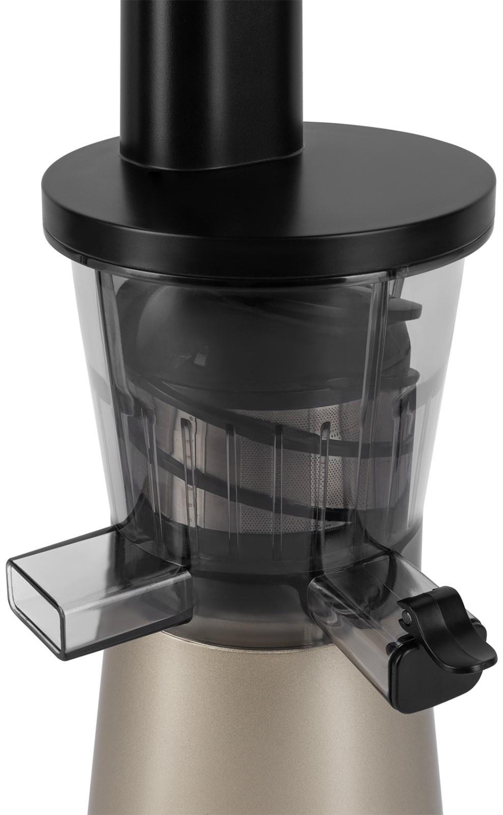 Соковыжималка RED Solution RJ-930S, шнековая, 400 Вт, 0.6/0.6 л, 55 об/мин, шампань