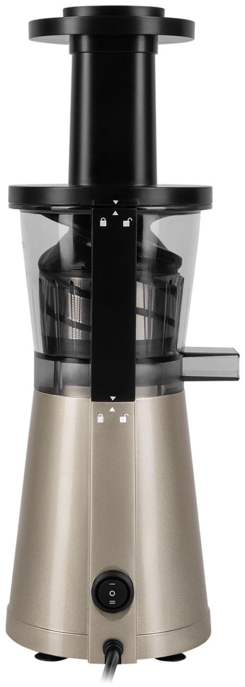 Соковыжималка RED Solution RJ-930S, шнековая, 400 Вт, 0.6/0.6 л, 55 об/мин, шампань