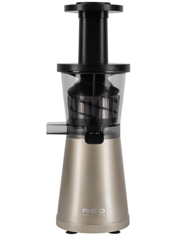 Соковыжималка RED Solution RJ-930S, шнековая, 400 Вт, 0.6/0.6 л, 55 об/мин, шампань