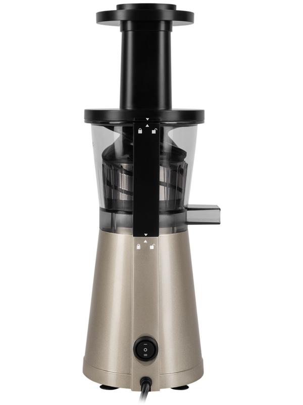 Соковыжималка RED Solution RJ-930S, шнековая, 400 Вт, 0.6/0.6 л, 55 об/мин, шампань