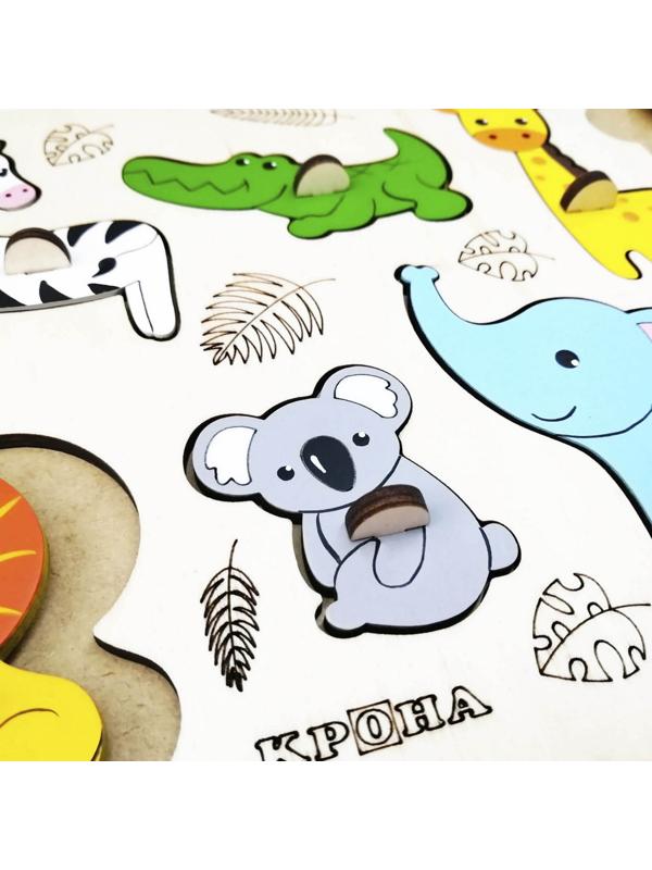 Рамка-вкладыш «Экзотические животные»