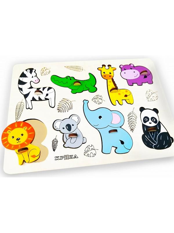 Рамка-вкладыш «Экзотические животные»