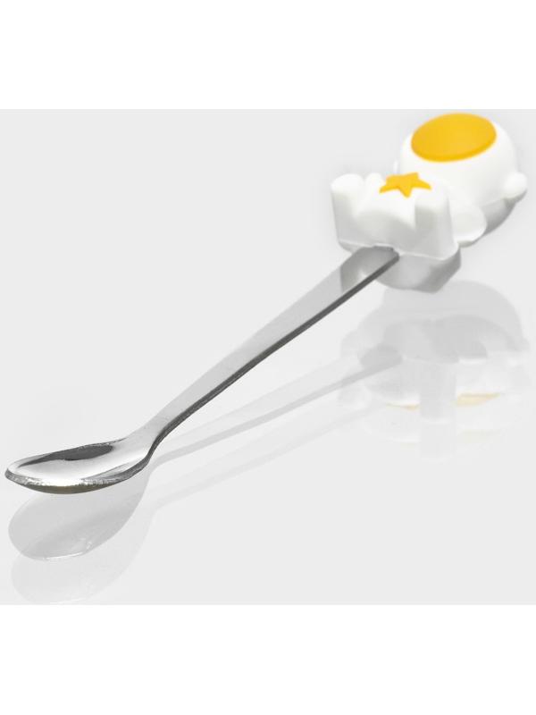 Кружка стеклянная с крышкой и ложкой «Космос», 350 мл