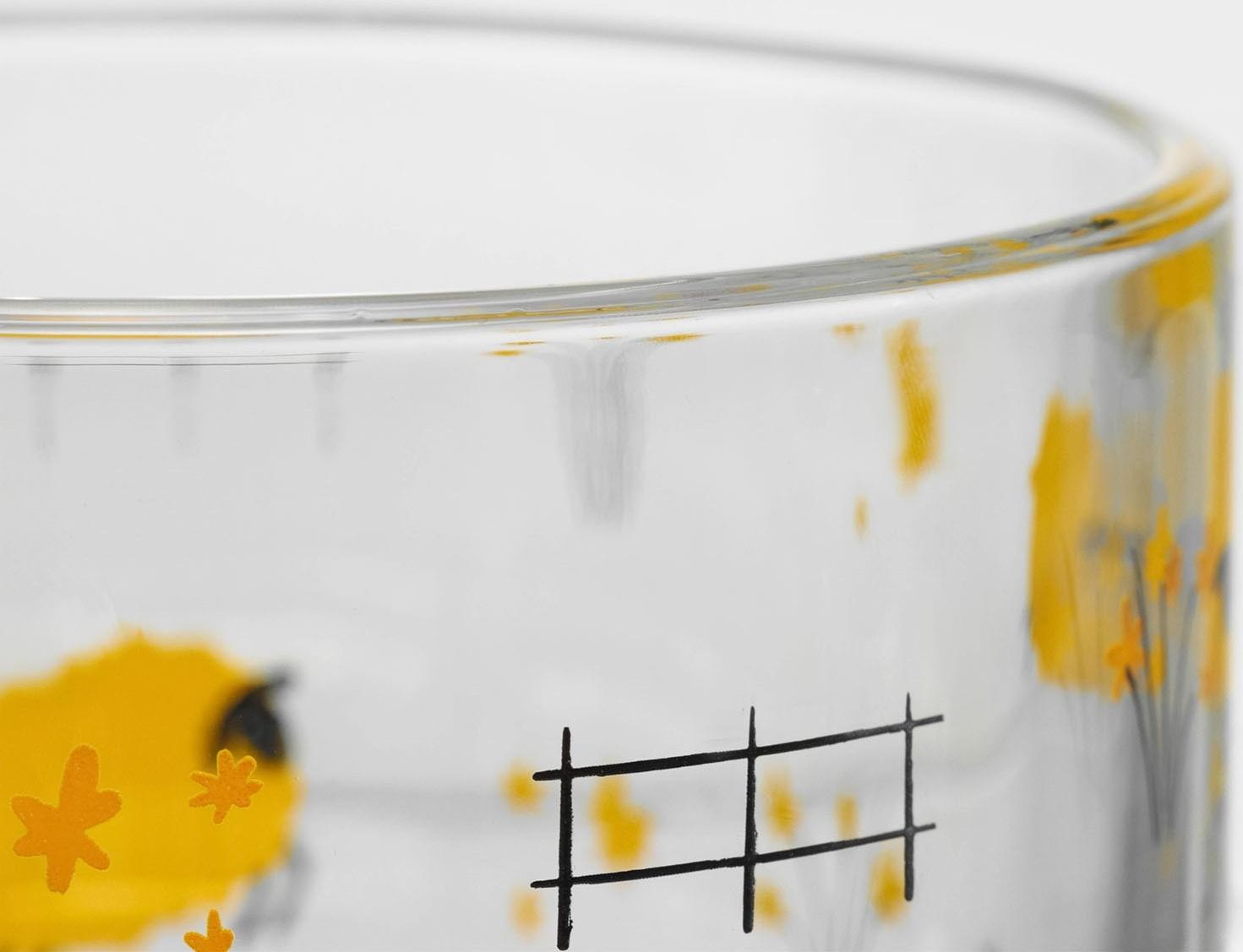 Кружки стеклянные «Весна», 420 мл, 2 шт