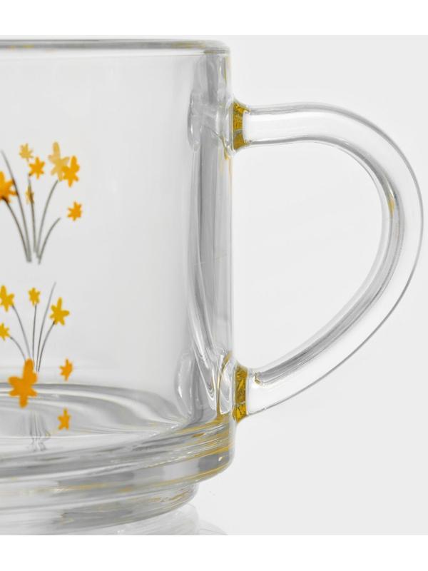 Кружки стеклянные «Весна», 420 мл, 2 шт