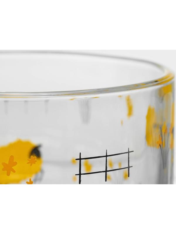 Кружки стеклянные «Весна», 420 мл, 2 шт