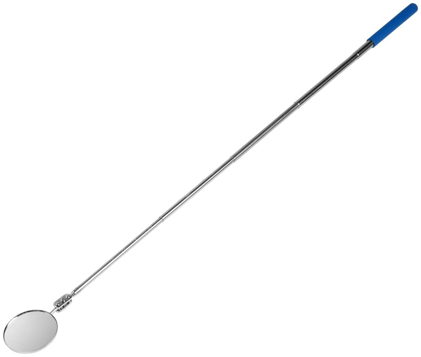 Зеркало телескопическое круглое ТУНДРА, диаметр 50 мм, 270 - 710 мм