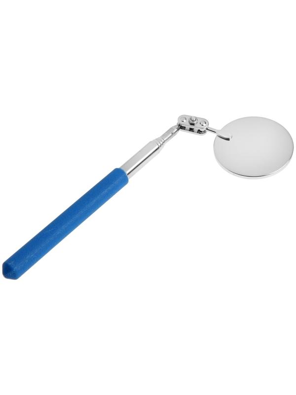 Зеркало телескопическое круглое ТУНДРА, диаметр 50 мм, 270 - 710 мм