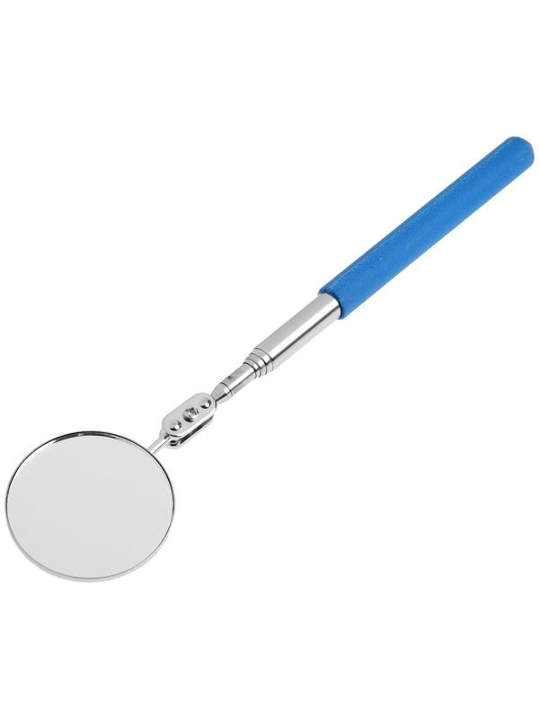 Зеркало телескопическое круглое ТУНДРА, диаметр 50 мм, 270 - 710 мм